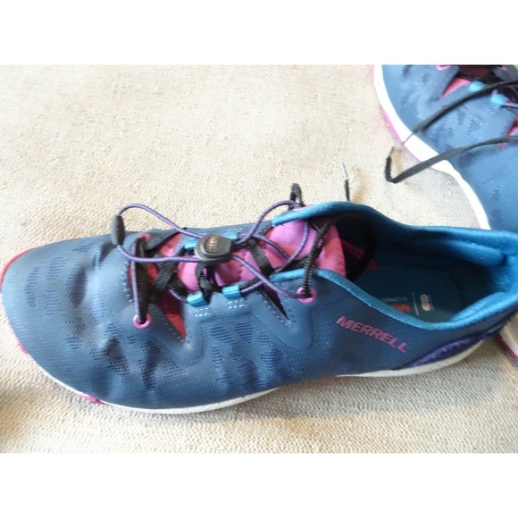 MERRELL Blue Wing Light weight Slip-On Unifly Tennis Shoe Womens 9 - Picture 7 of 9